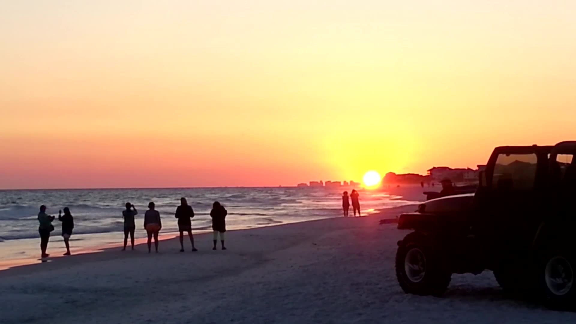 Time Lapse Sunset and Moon Rise on 30a Grayton Beach