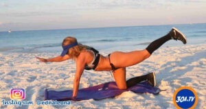 Fitness on the Beach with Edna pt2