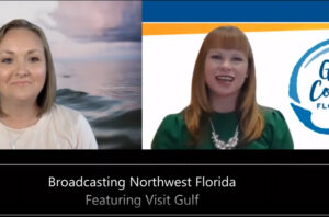 Broadcasting Northwest Florida  Kelli Godwin with Visit Gulf