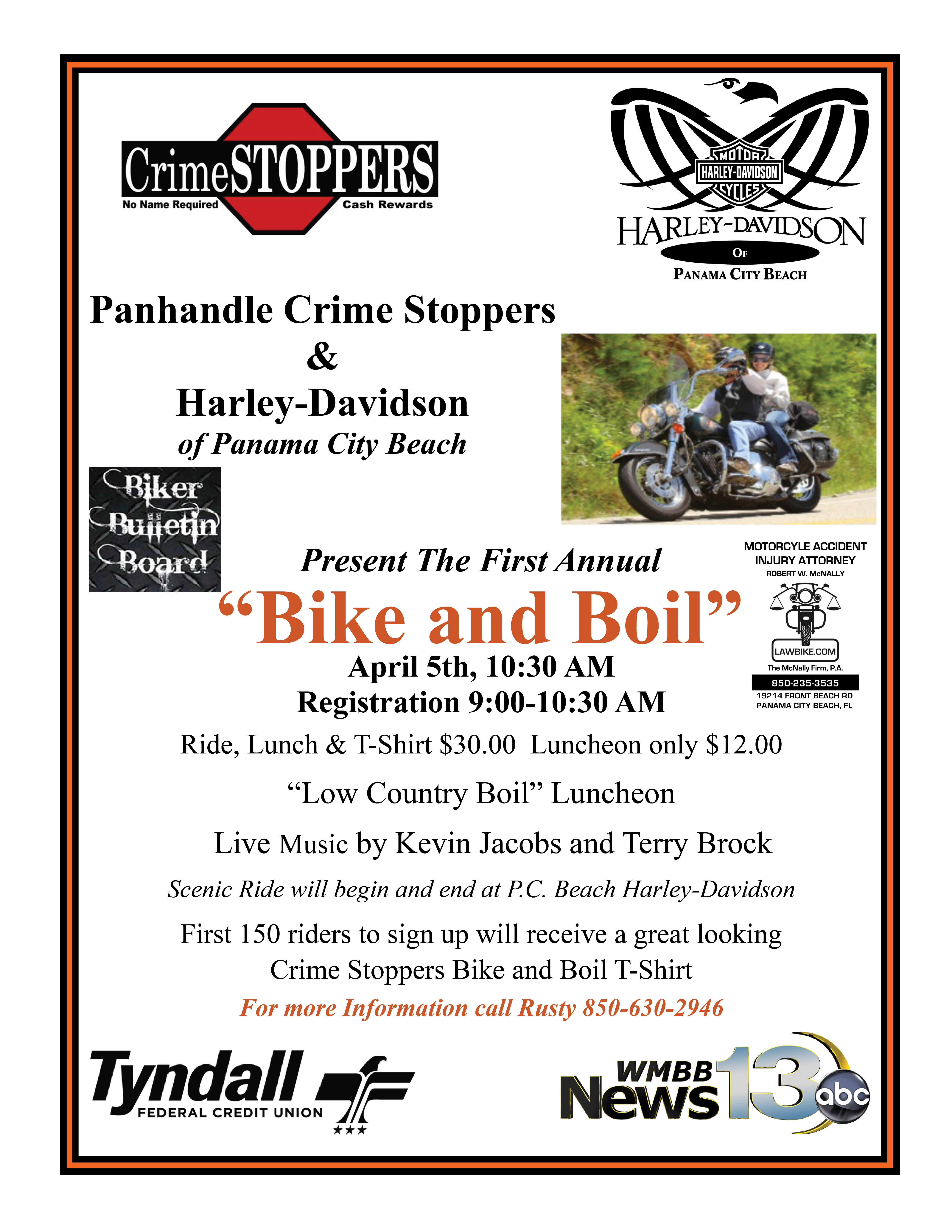 CrimeStoppers Bike & Boil Charity Ride