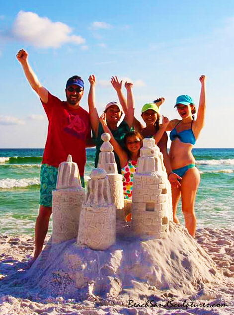 SandCastle Lessons with Beach Sand Sculptures