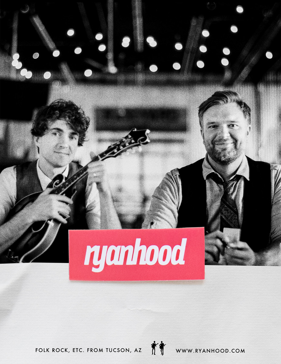 Folk-rock duo Ryanhood  at The Rep