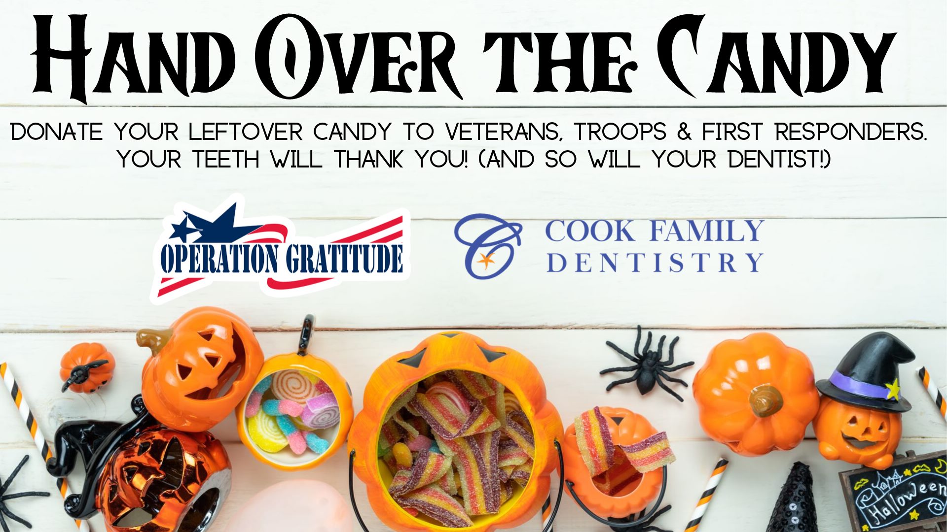 Cook Family Dentistry Takes Candy from Children