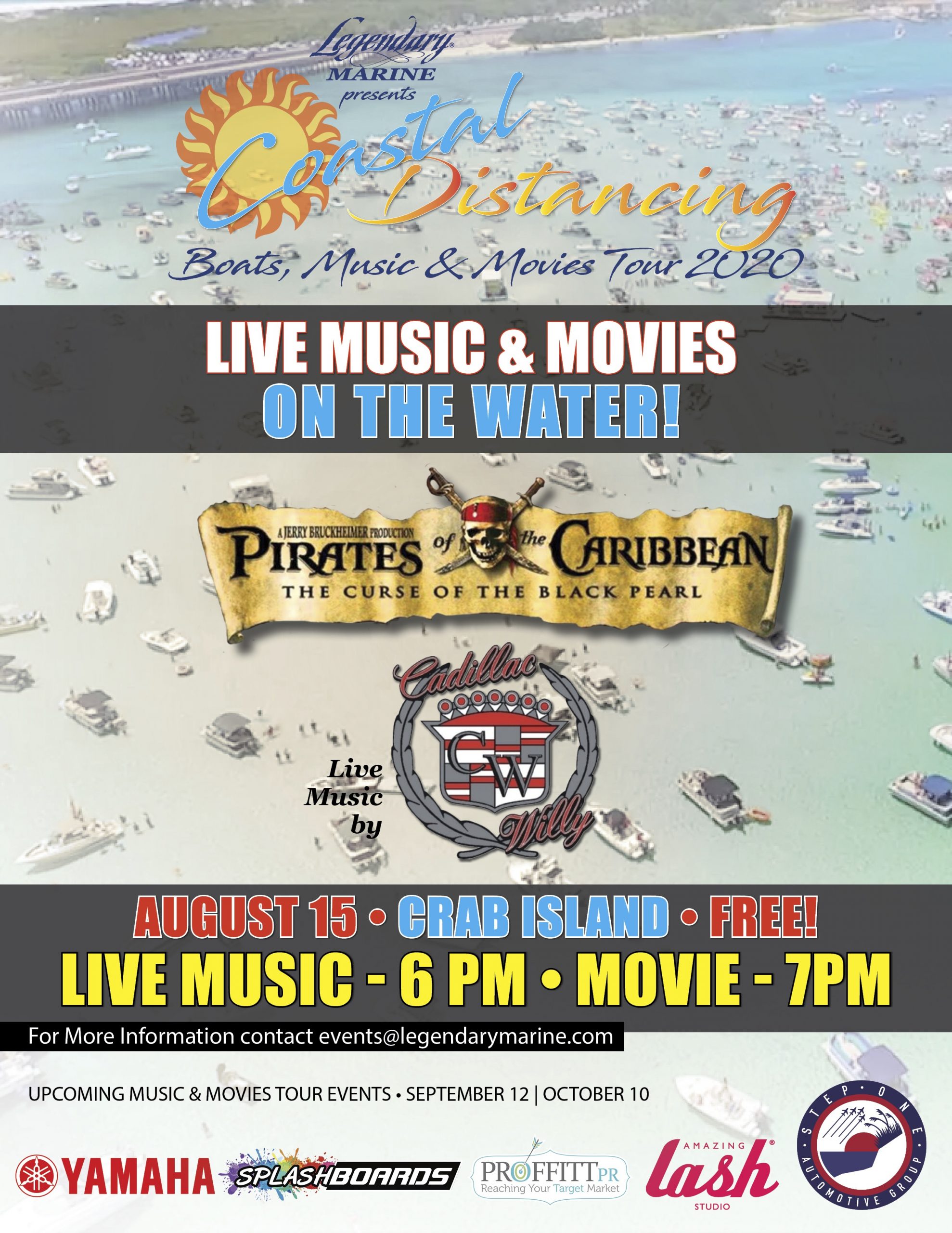 Legendary Marine Presents Coastal Distancing Entertainment Tour