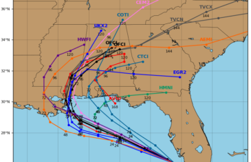 A tropical storm watch in effect for parts of the Florida Panhandle. SALLY