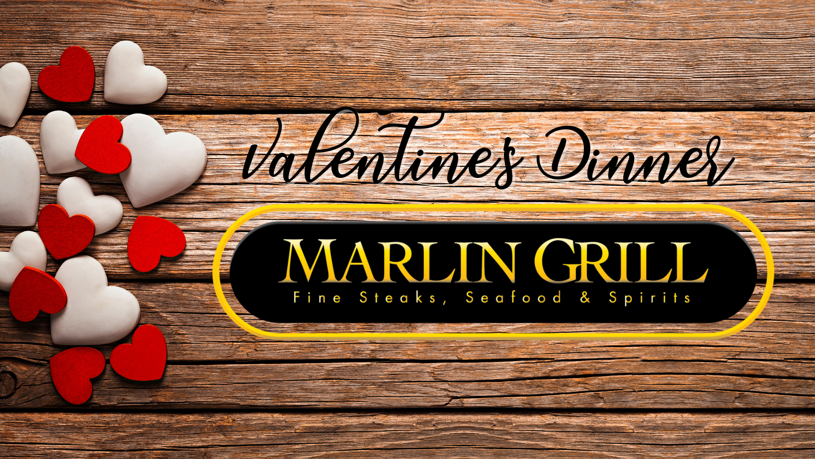 Marlin Grill to Offer Couples Special Valentine’s Day Dinner