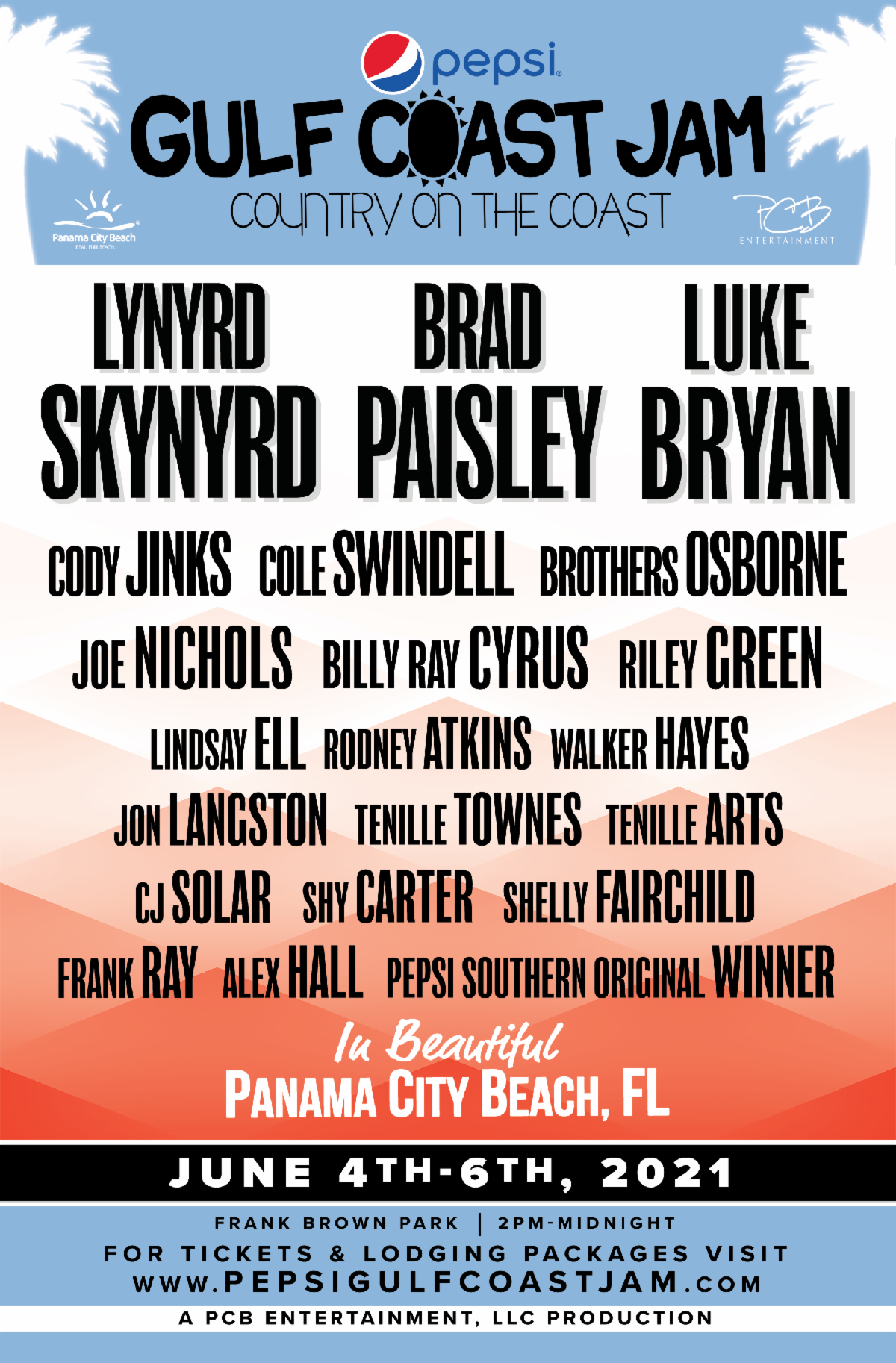 June Pepsi Gulf Coast Jam First Large-Scale Music Festival To Play In The U.S. Since March 2020