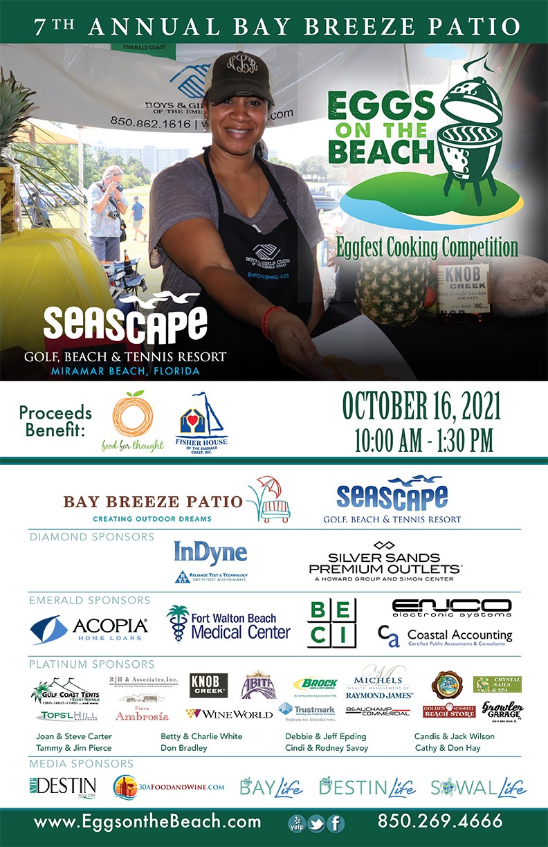 Eggs On the Beach Cooking Competition Returns to Seascape Resort, October 16