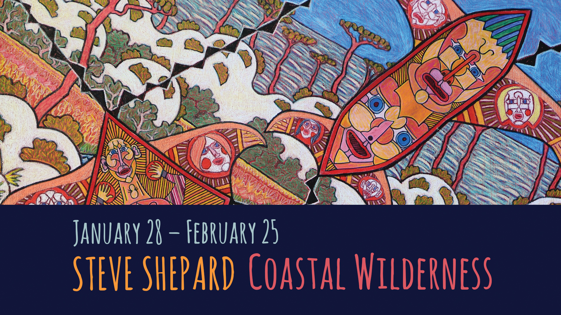 GCSC Visual and Performing Arts Presents Coastal Wilderness, Drawings by Steve Shepard