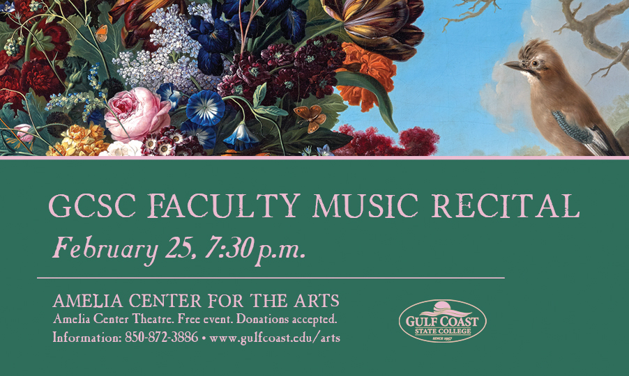 Gulf Coast State College Visual and Performing Arts Presents GCSC Faculty Music Recital