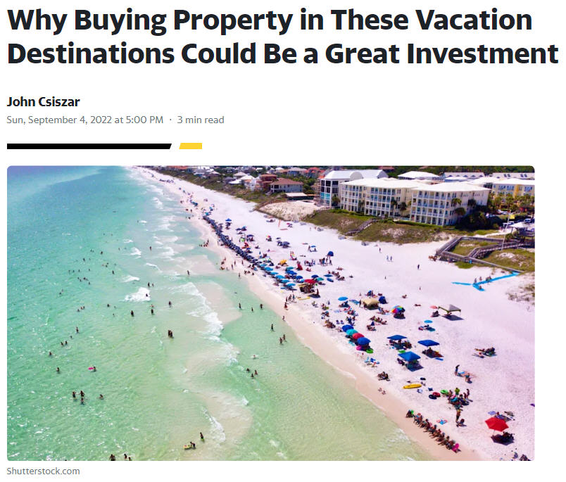 Investment 30A Florida