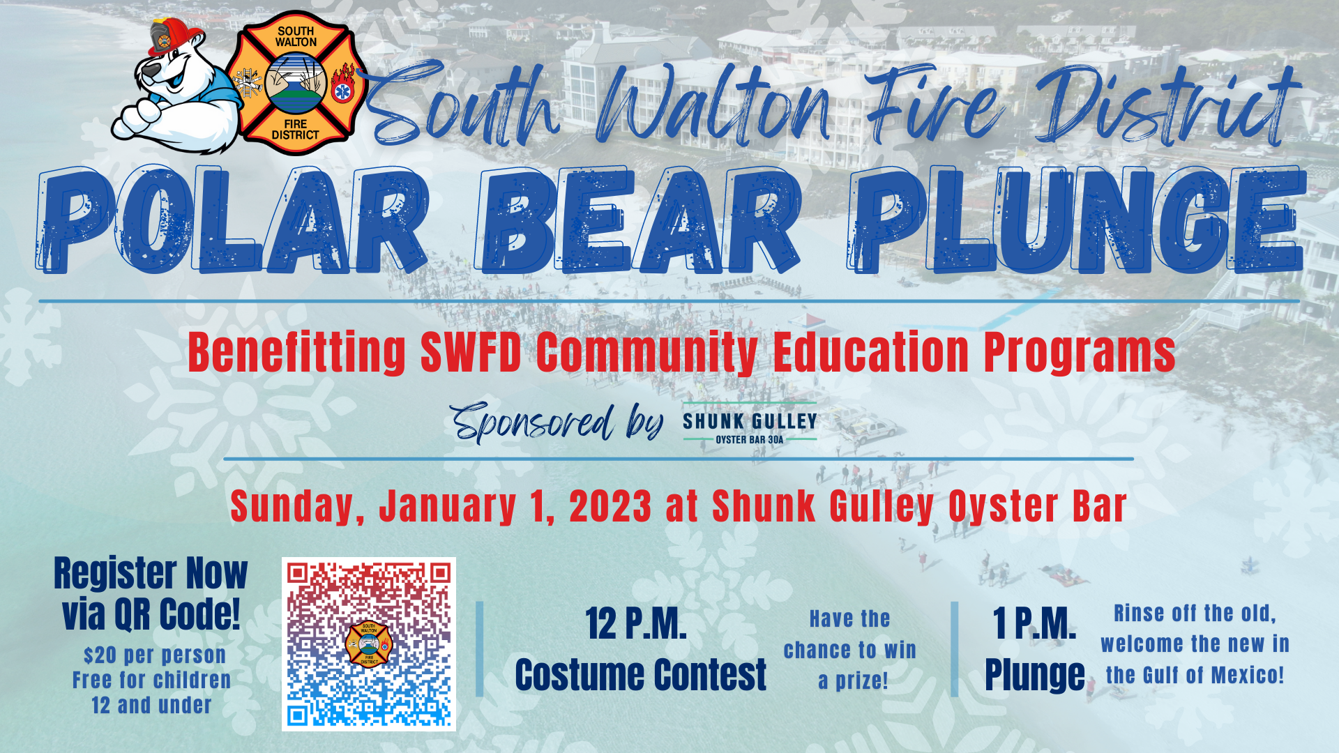 South Walton Fire District to hold 9th Annual Polar Bear Plunge
