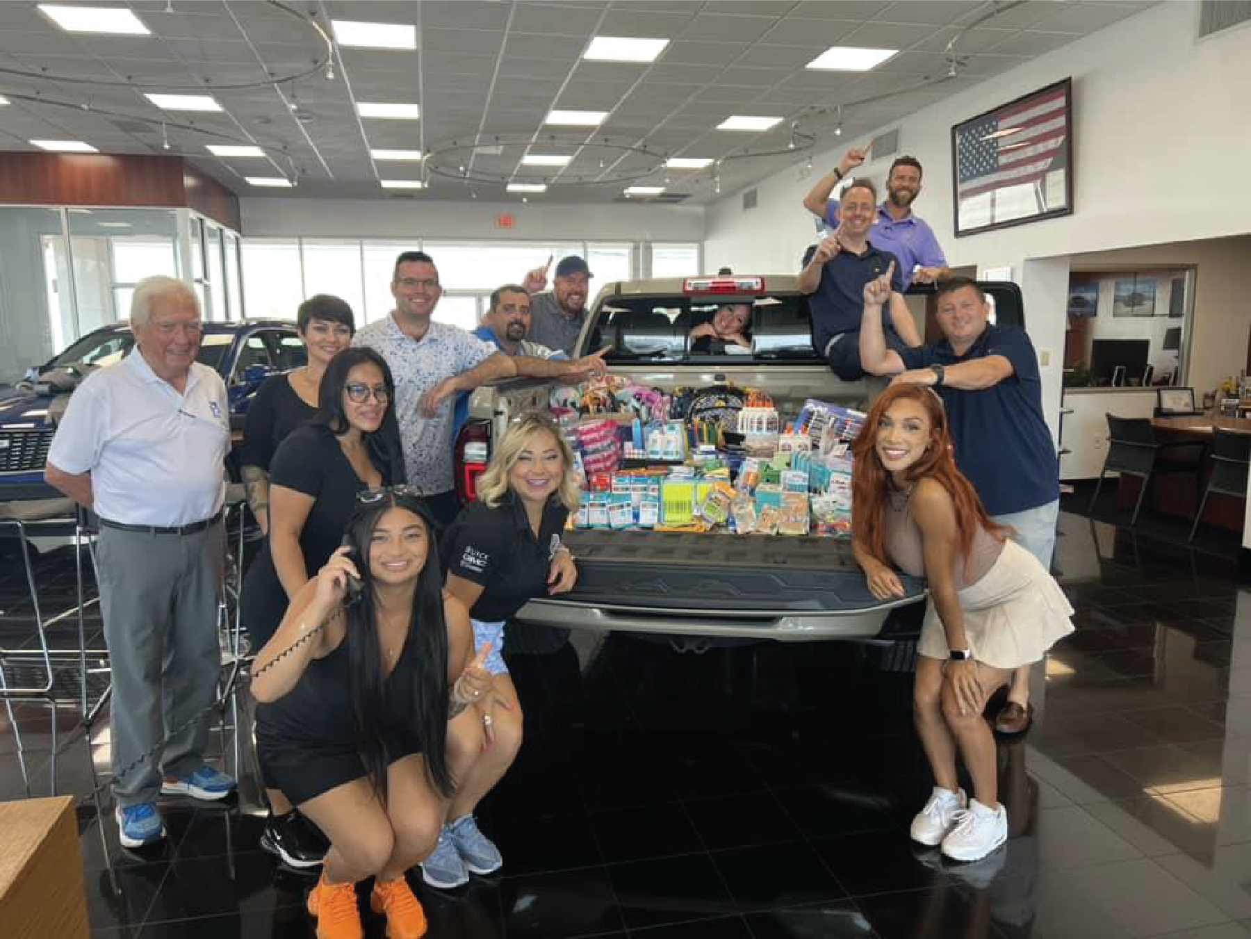 Step One Automotive Group Partners with Local Organizations to “Stuff the Bus”