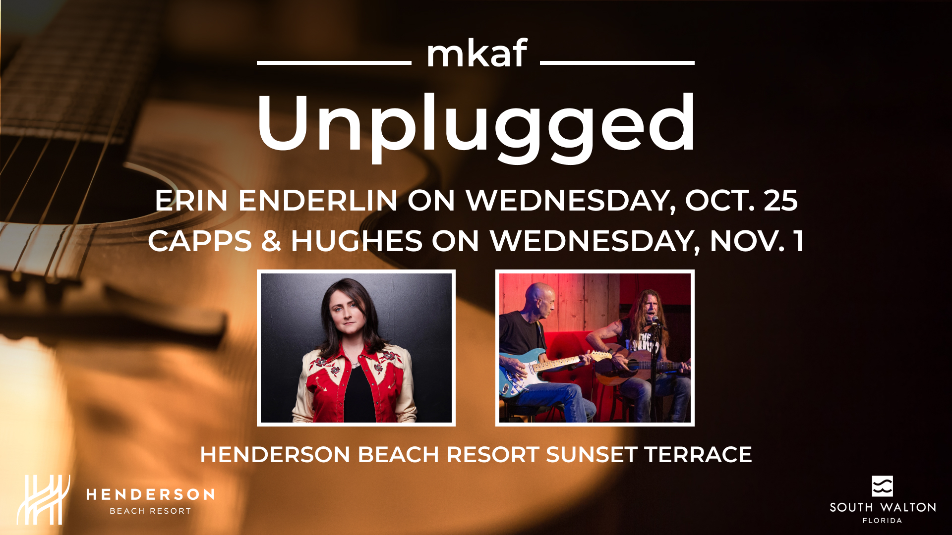 MATTIE KELLY ARTS FOUNDATION ANNOUNCES TWO NEW ‘UNPLUGGED’ FALL CONCERT DATES
