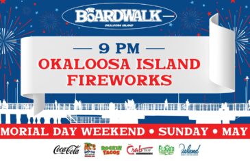 Memorial Day Fireworks at The Boardwalk on Okaloosa Island