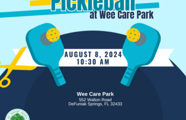 Official opening of the new Pickleball Courts at Wee Care Park