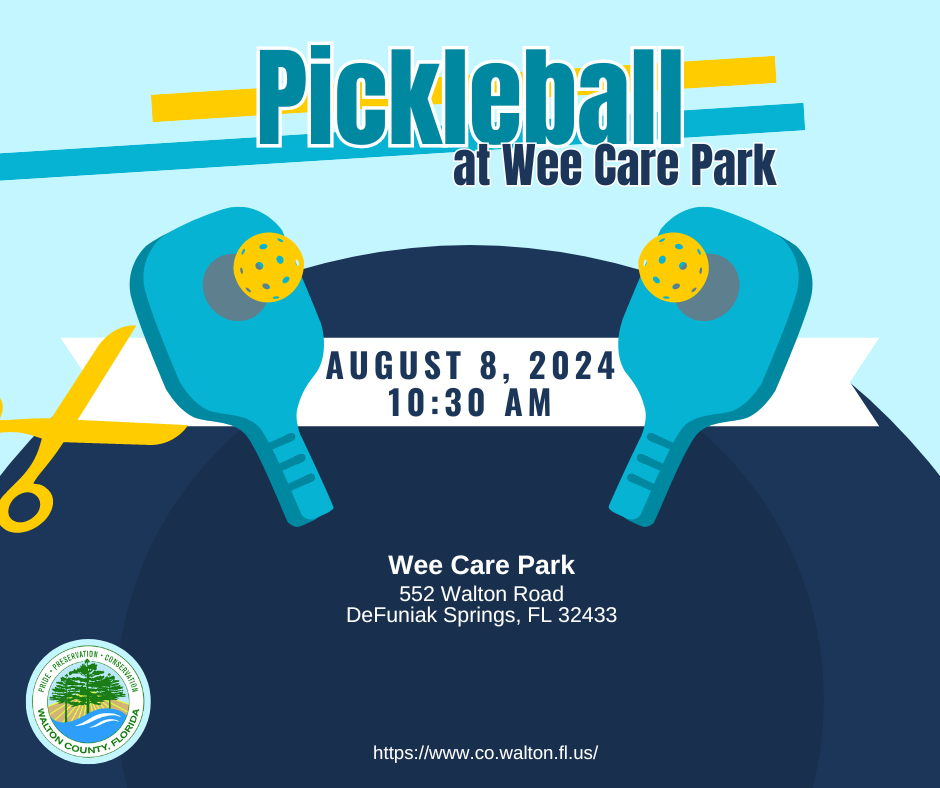 Official opening of the new Pickleball Courts at Wee Care Park