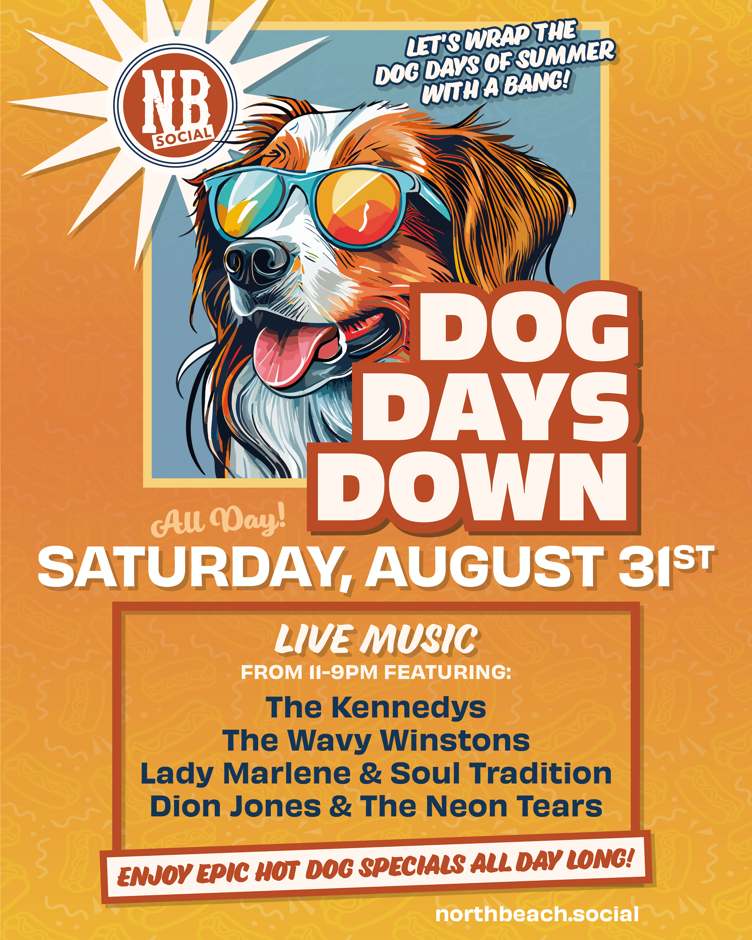 North Beach Social to Host Dog Days Down Event