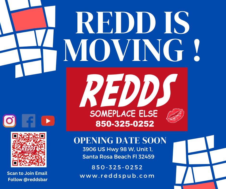 Redd’s Pub Forced to Relocate, Finds New Home on US Hwy 98