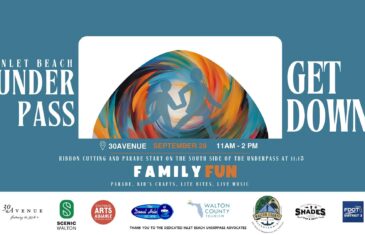 Inlet Beach Underpass Get Down on Saturday, Sept. 28 from 11 a.m. to 2 p.m. at 30Avenue