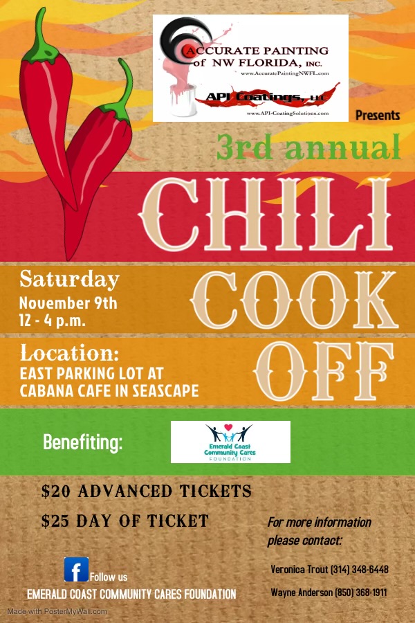 CABANA CAFE TO HOST THIRD ANNUAL CHILI COOKOFF