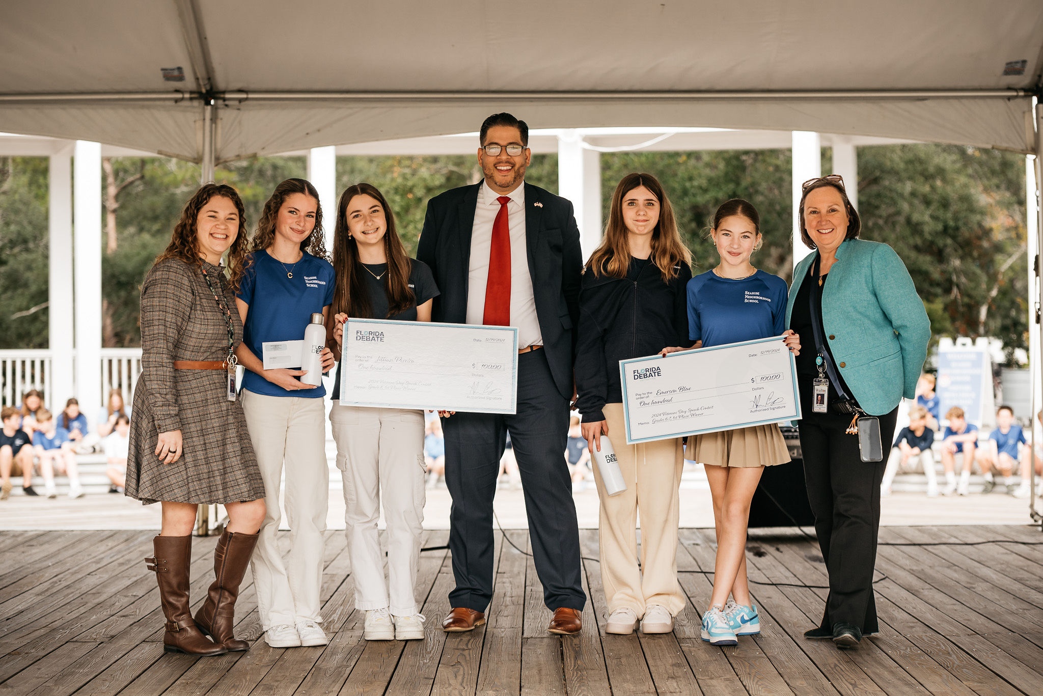 SEASIDE NEIGHBORHOOD SCHOOL™ Students Win in Statewide Veterans Day Speech Contest