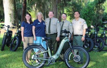 Florida State Parks Foundation's Greener Initiative Provides 25 e-bikes for Florida State Parks Rangers