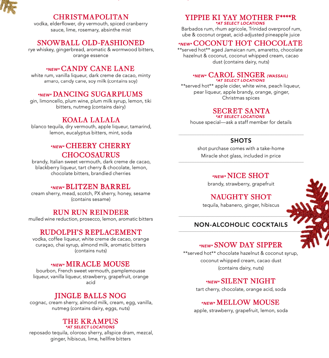 NORTHWEST FLORIDA’S ONLY MIRACLE POP-UP BAR RETURNS