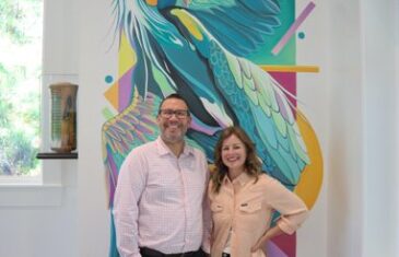 24 Artist of the Year Sarah Page Unveils New Mural at Grayton Central Parking Facility