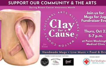 Cultural Arts Alliance Announces Clay For A Cause: Mugs For Jugs Event Benefiting The Point Washington Medical Clinic & CAA's Pottery Studio