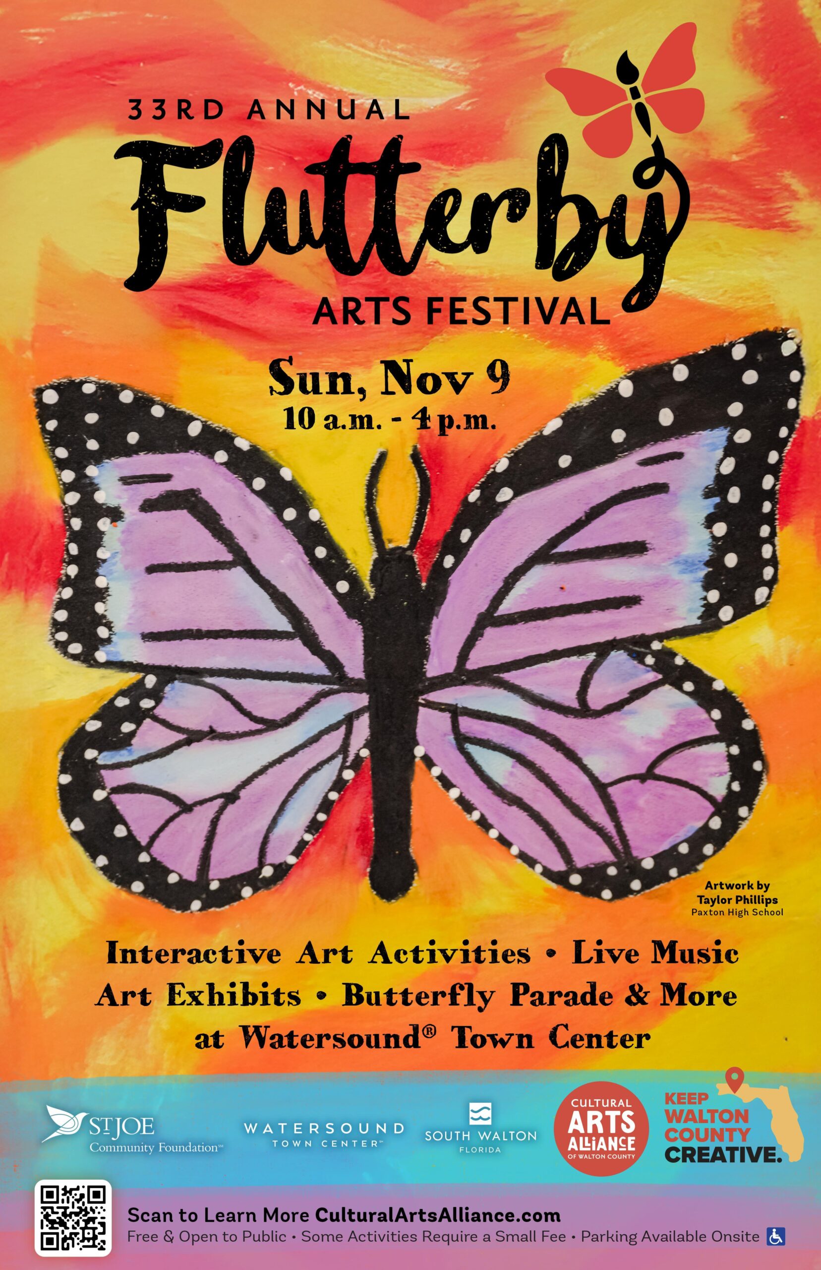 The 33rd Flutterby Arts Festival Returns November 9