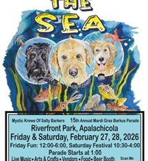 Celebrate the 15th Annual Apalachicola Mardi Gras Barkus Parade & Festival