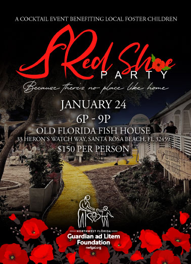 Red Shoe Party Benefiting Local Foster Children in Okaloosa & Walton Counties