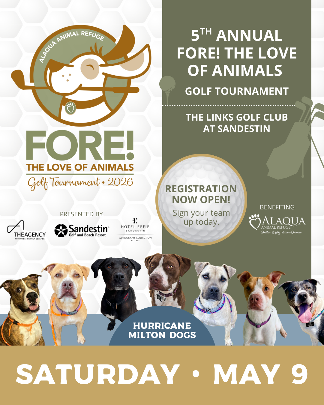 Join Alaqua Animal Refuge for the 5th Annual FORE!