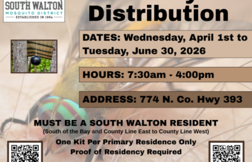 YELLOW FLY SEASON APPROACHES FREE KITS AVAILABLE FOR SOUTH WALTON RESIDENTS