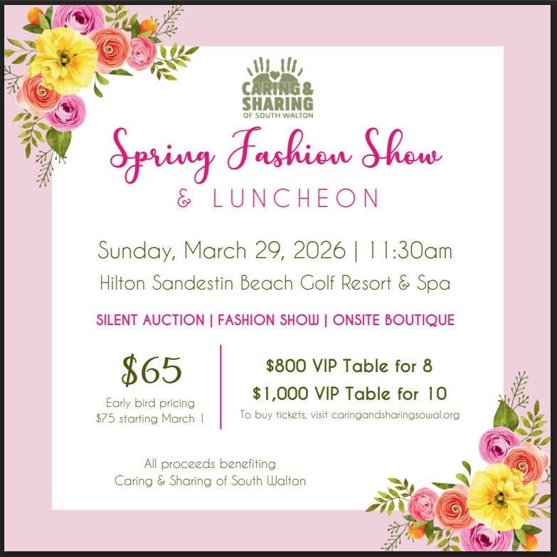 Tickets On Sale Now for the 2026 Caring & Sharing Spring Fashion Show