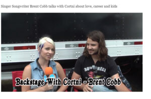 Backstage With Cortni Gulf Coast Jam Brent Cobb