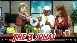 3 Julias Cooking Show with Bill Pendlelton Peace Love Pops