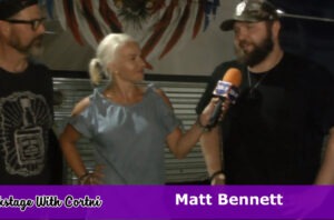 Backstage with Cortni – Matt Bennett  at Gulf Coast Jam Pepsi