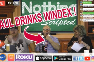 Nothing Scripted Florida Man  Drinks WINDEX