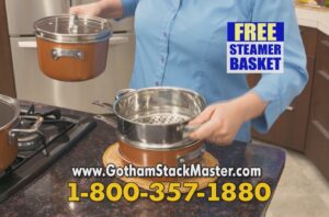 Gotham Steel Stackmaster   800-357-1880 Commercial