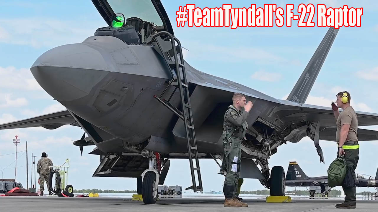 Tyndall AFB F-22 Raptor Training With Air National Guard | #30ATV ...