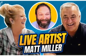 Matt Miller Live Artist Painting at Events