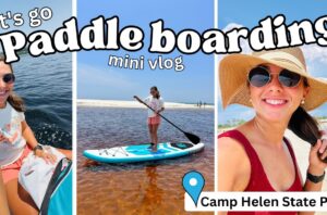 Let’s go paddle boarding at Camp Helen State Park