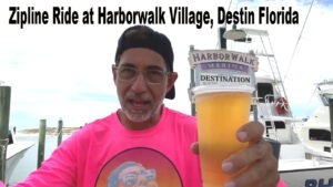 Zipline Ride at Harborwalk Village, Destin Florida