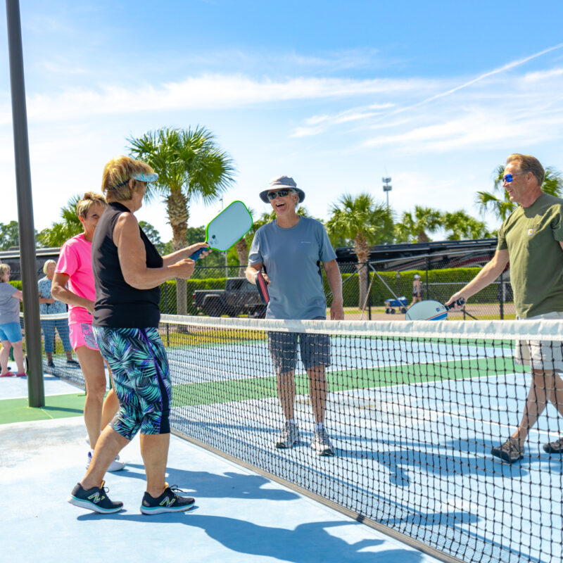 Friendly Game of Pickleball