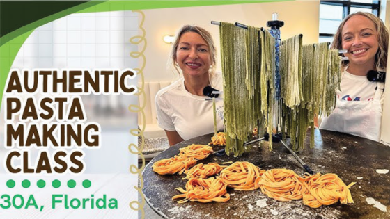 Eliana Ciao of Tipsy Mule.Pasta Making Class Palm Folly