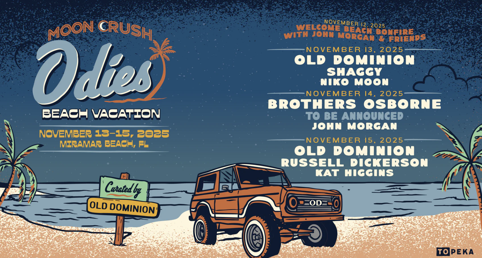 Moon Crush, Odies Beach Vacation