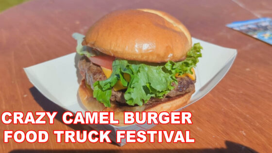 crazy camel burger at food truck